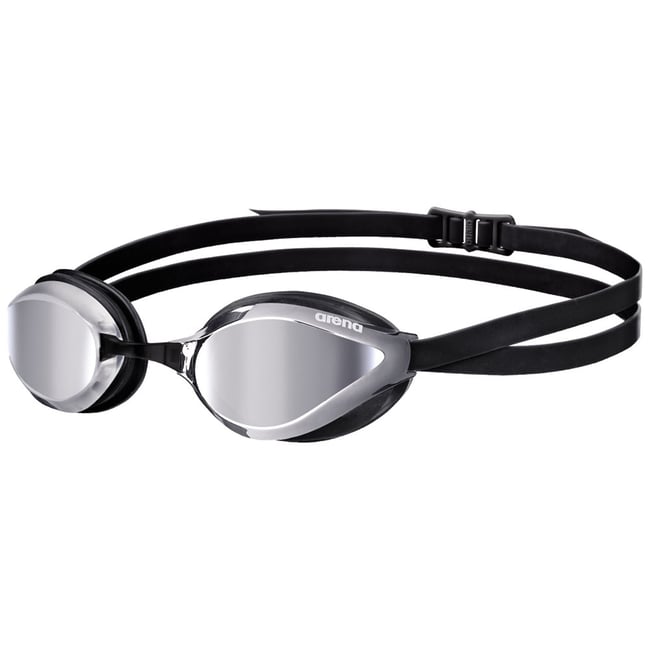 Lunettes de compétition unisexes Python Mirror argent - noir <span itemprop=