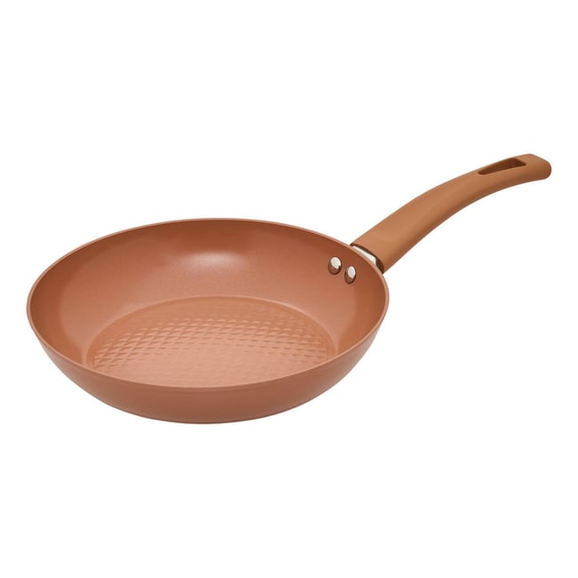 Poêle ronde en aluminium recyclé TOSCANE terracotta <span itemprop=