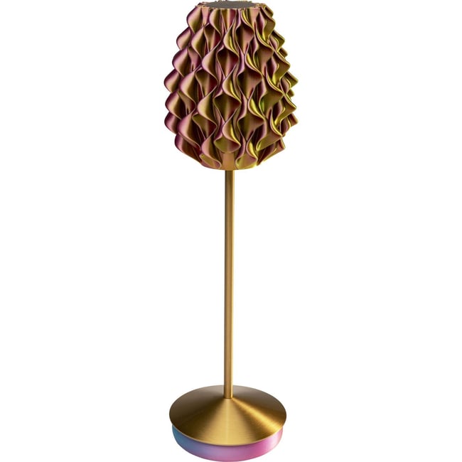 Lampe Swirl Sunrise dorée Couleur doré <span itemprop=