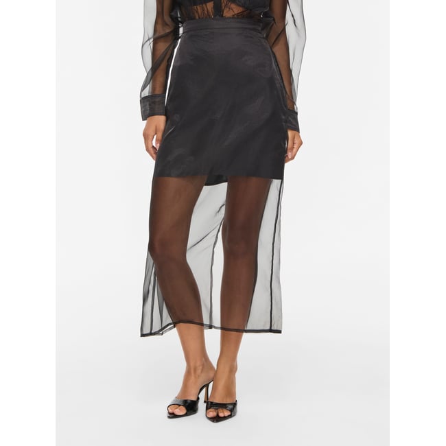 Jupe Mi-Longue noir - black beauty1 <span itemprop=