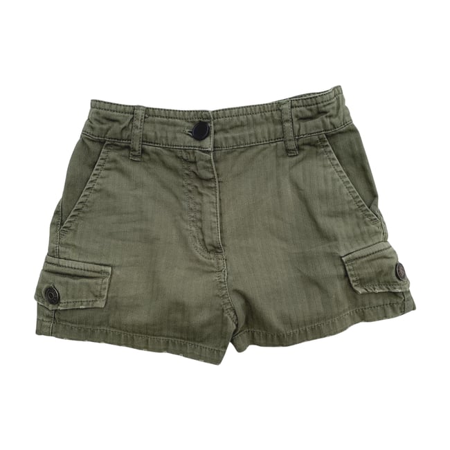 Short enfant - Très bon état vert <span itemprop=