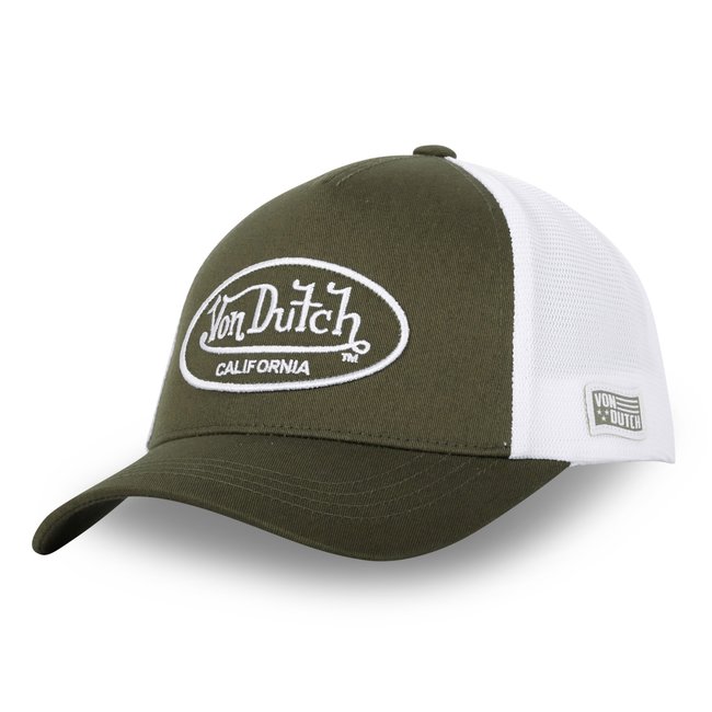 Casquette trucker LOFb blanc/vert <span itemprop=