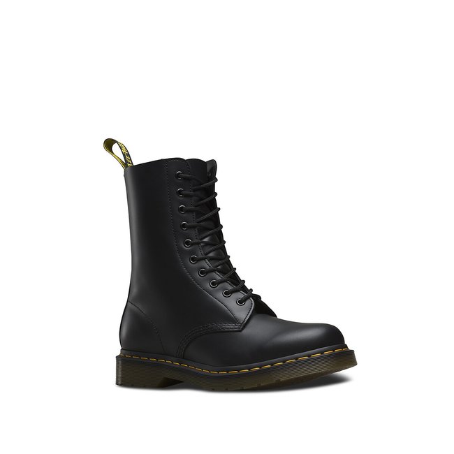 Hohe lederboots 1490 smooth schwarz Dr. Martens La Redoute