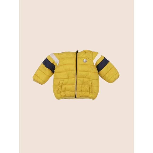 Doudoune - Très bon état jaune <span itemprop=