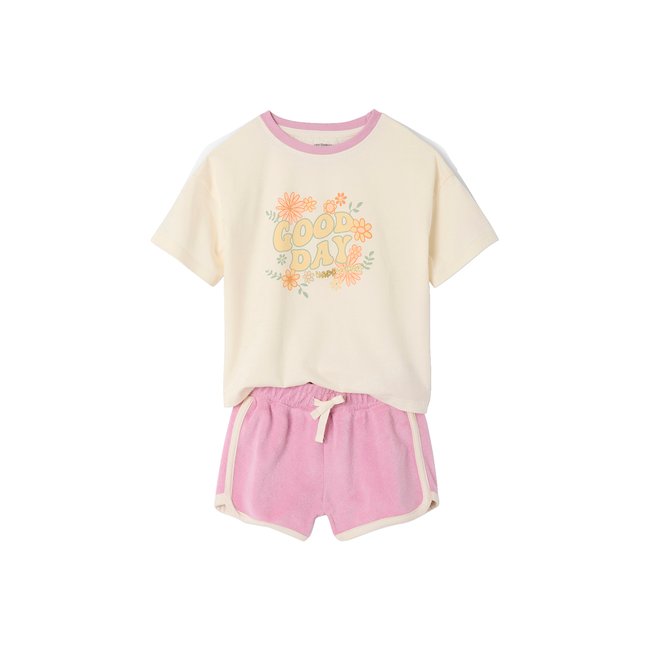 Ensemble T-shirt et short en éponge - VERTBAUDET