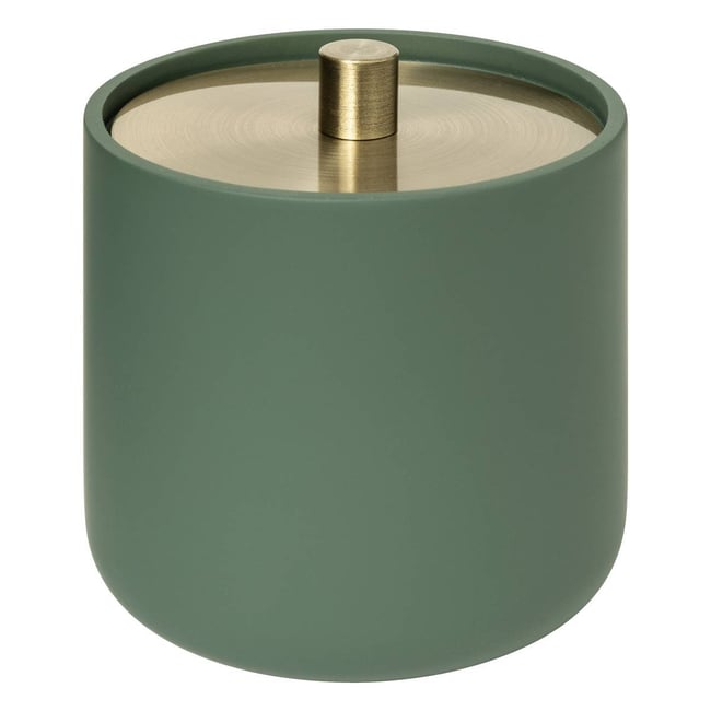 Pot à cotons DUO Couleur vert <span itemprop=