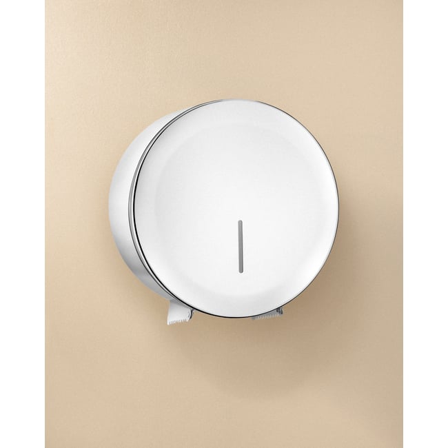 Distributeur Papier Toilette  ARCHITECT|WELLBEING Couleur acier inoxydable brillant <span itemprop=