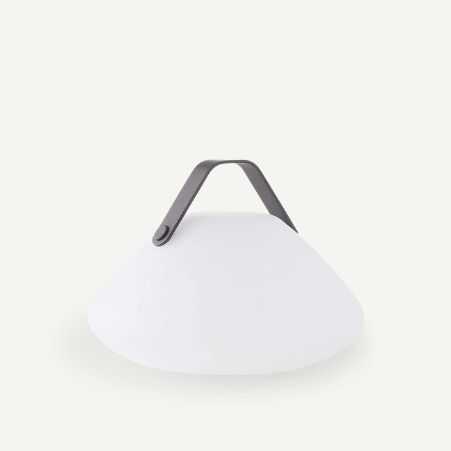 Lámpara portátil exterior Spingolo negro <span itemprop=