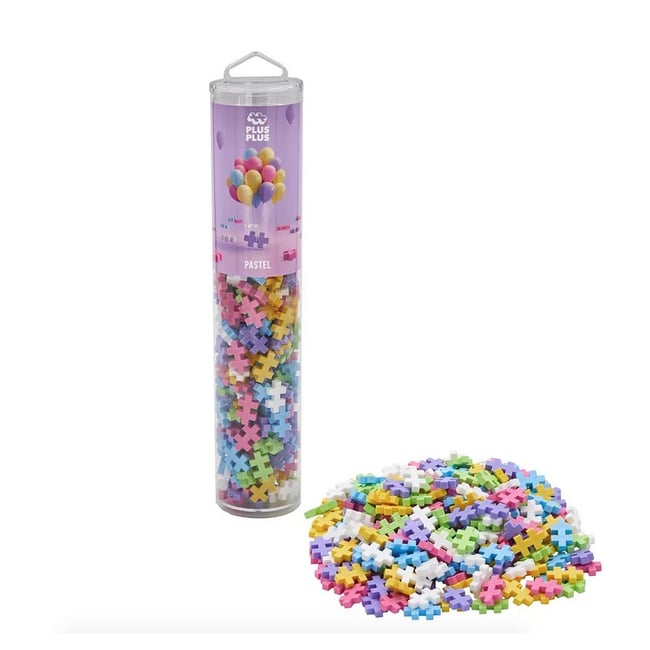 Mega tube  Pastel - 240 Pcs - PLUSPLUS