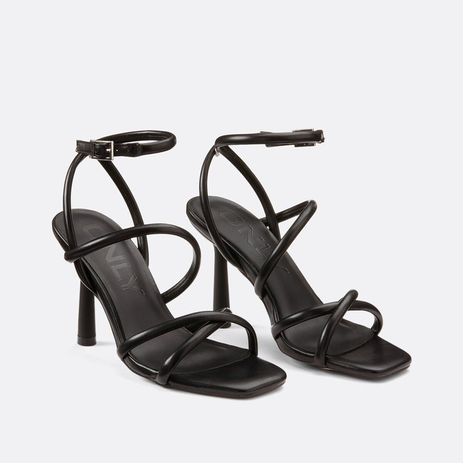 Sandali con tacco Amina nero ONLY SHOES