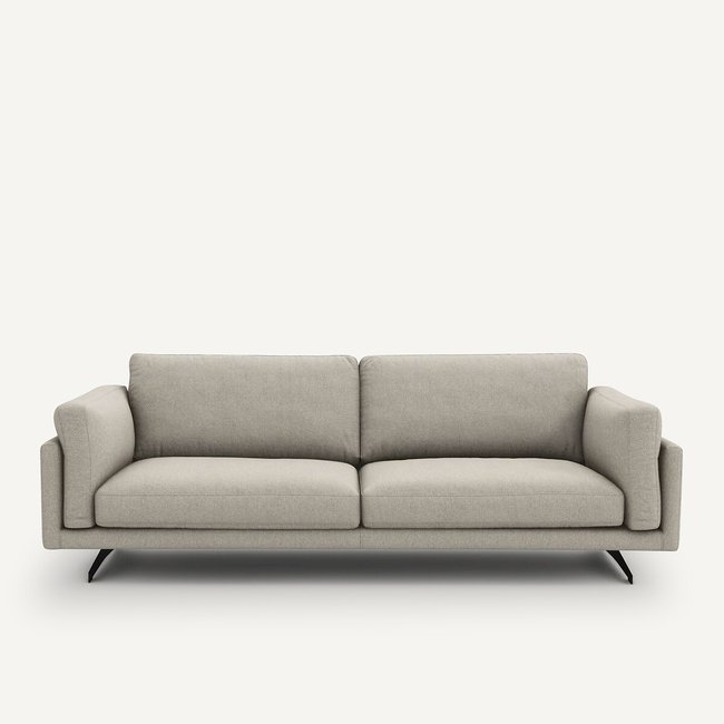 Canapé texturé viscose lin, césar Couleur naturel <span itemprop=