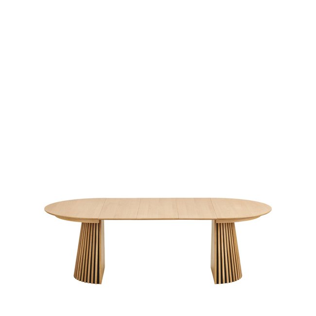 Table à manger extensible 4 à 10 personnes 120-240x120cm en bois- OSAKA - HOUSE NORDIC