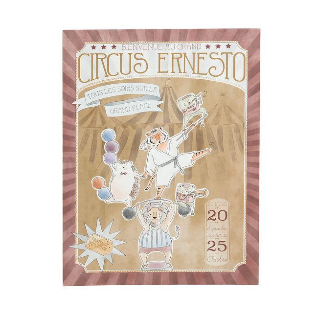 Ficha estampada 50 x 70 cm, Spina multicolor <span itemprop=