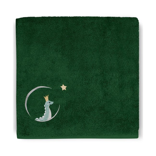 Serviette de bain Dino vert, bleu <span itemprop=