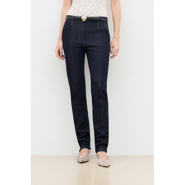 Pantalon slim moderne PWESLEYDENIM denim brut <span itemprop=