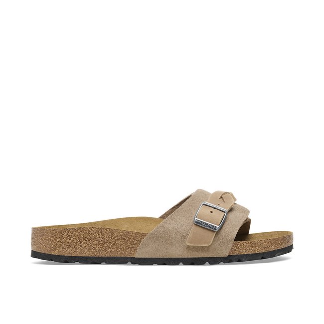 Oita Braided Leather Mules, taupe, BIRKENSTOCK