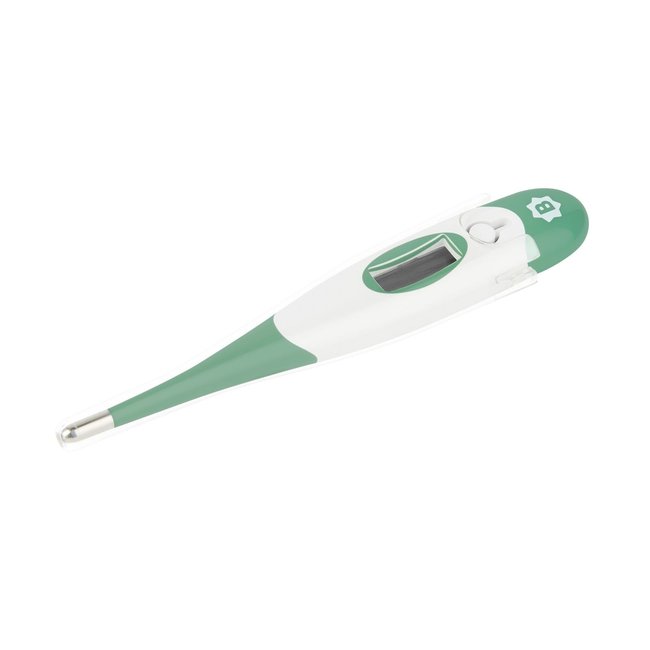 Thermomètre embout souple vert vert <span itemprop=