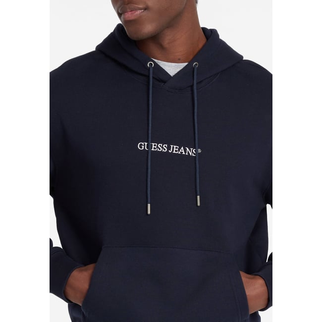 Sweat-Shirt À Capuche À Logo bleu <span itemprop=