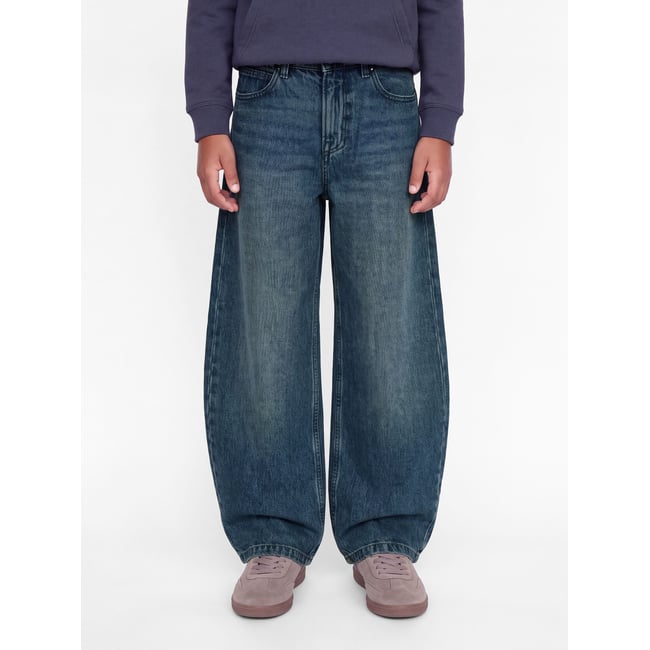 Jeans À Coupe Tonneau blue denim 1 <span itemprop=