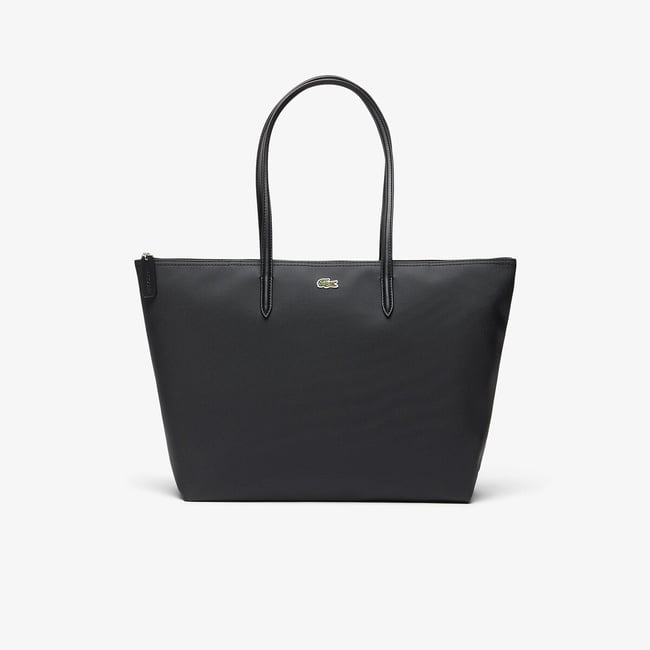L 12.12 Concept Tote Bag, black, LACOSTE