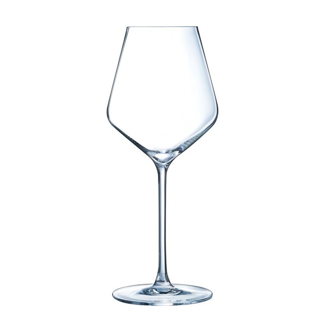6 verres à pied 38cl Ultime - Cristal d'Arques - Verre ultra transparent moderne Couleur transparent <span itemprop=