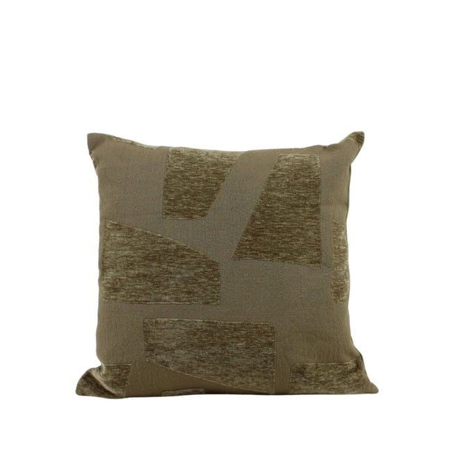 Coussin à motifs 40x40cm vert <span itemprop=