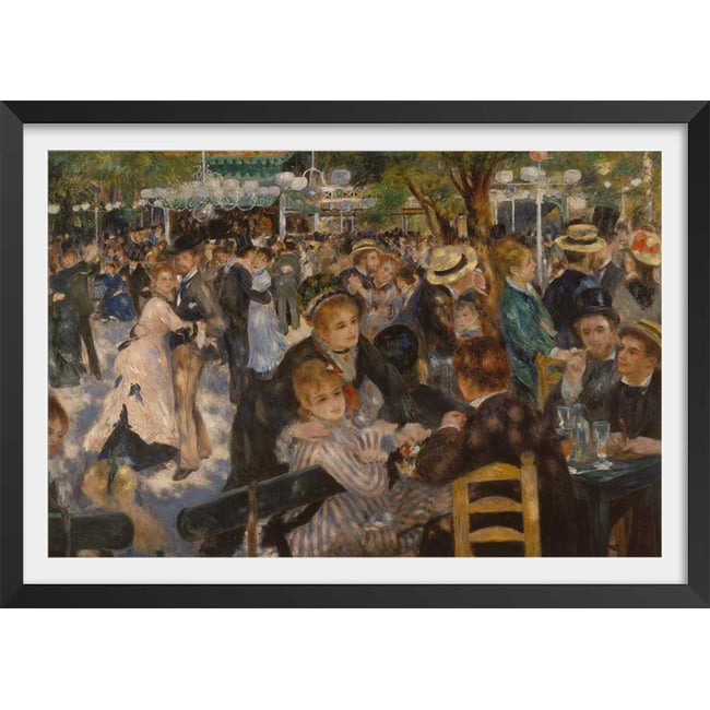 Poster Bal du moulin de la galette - Auguste Renoir - HEXOA