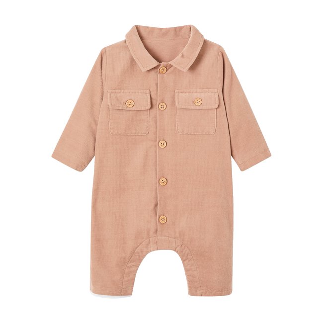 Combinaison Col Velours ATELIER beige <span itemprop=