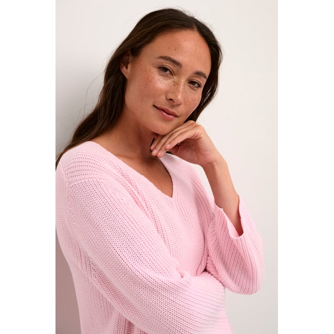 Pull Tricoté Fille NAME IT – Manches Longues, Couleur Rose – Doux Et Confortable, Idéal Quotidien