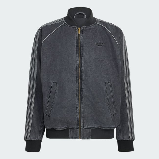 Veste De Survêtement Denim Sst Veste De Survêtement Denim Sst true black denim <span itemprop=