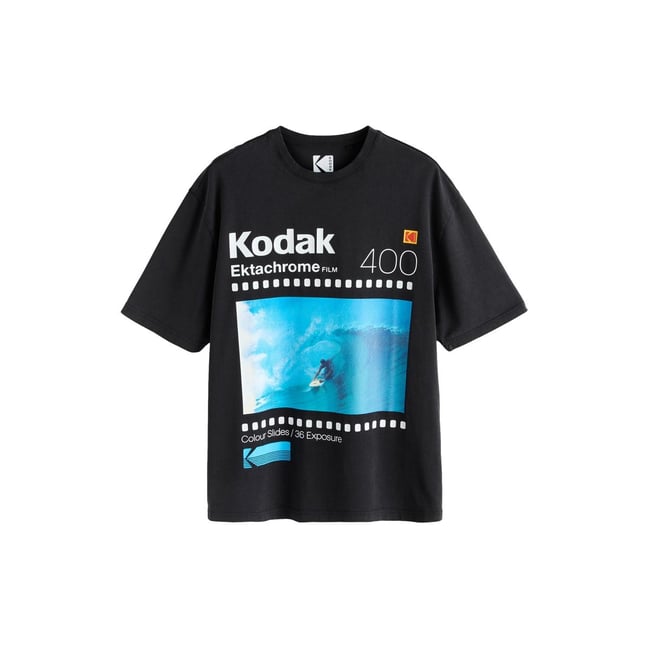 T-shirt à motif kodak edit noir <span itemprop=
