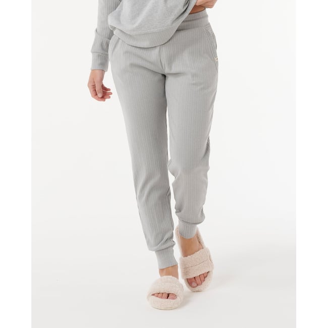 Pantalon de jogging COSY gris chiné <span itemprop=