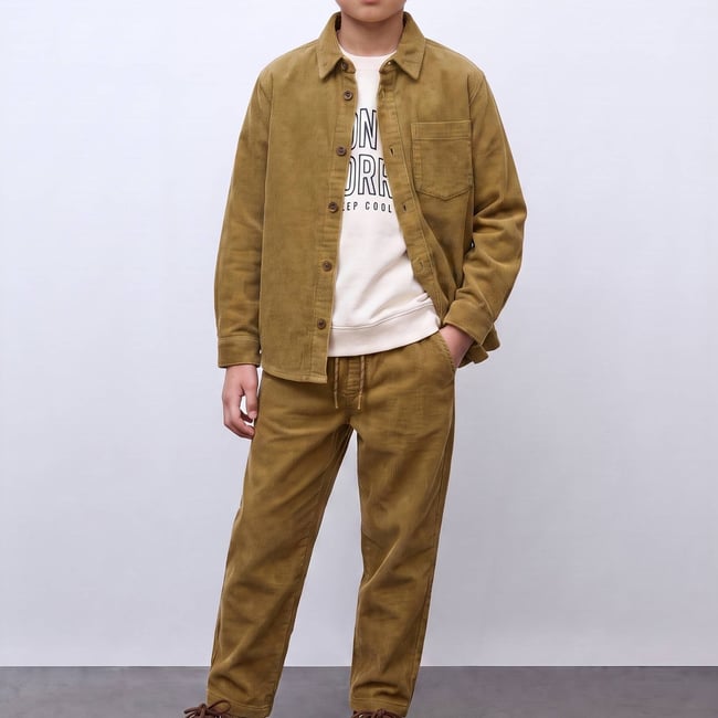 Surchemise en coton parka <span itemprop=