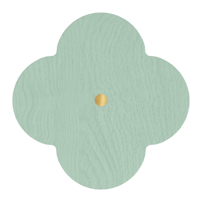Patère fleur en frêne 10 cm, ANDREE - HARTO
