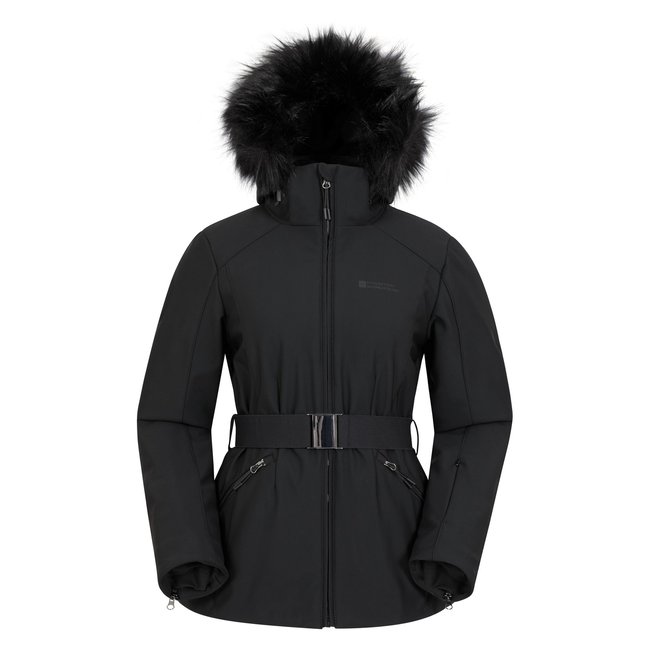 Blouson de ski SWISS noir <span itemprop=