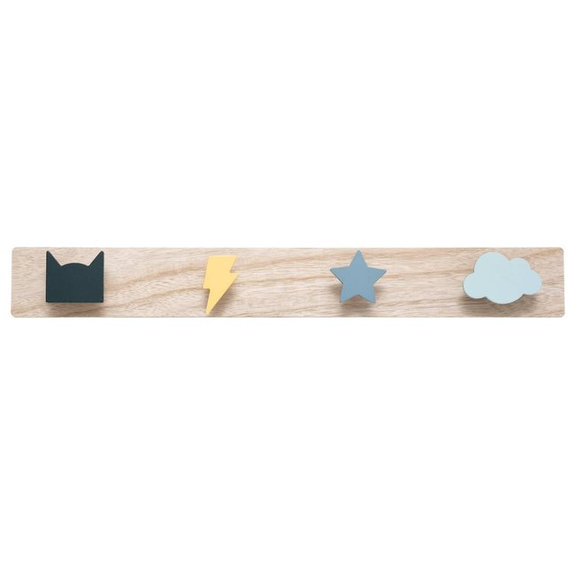 Patère enfant Couleur rose <span itemprop=