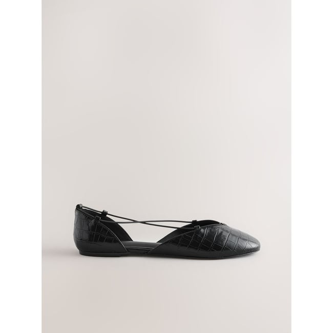 Chaussures ghillies plates en deux parties - NEXT