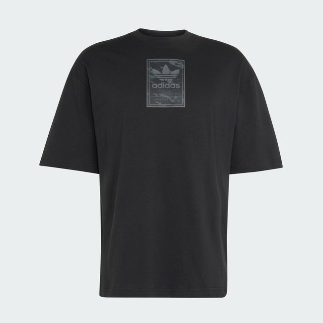 T-shirt CAMOUFLAGE ÉTIQUETTE LANGUETTE black <span itemprop=