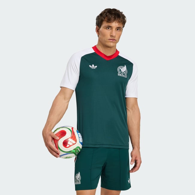 Maillot Pré-Match Extérieur Mexique 26 white / aurora ivy <span itemprop=