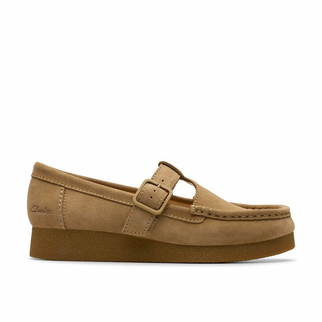 Babies Ballerinas Wallabee aus Veloursleder kamel <span itemprop=