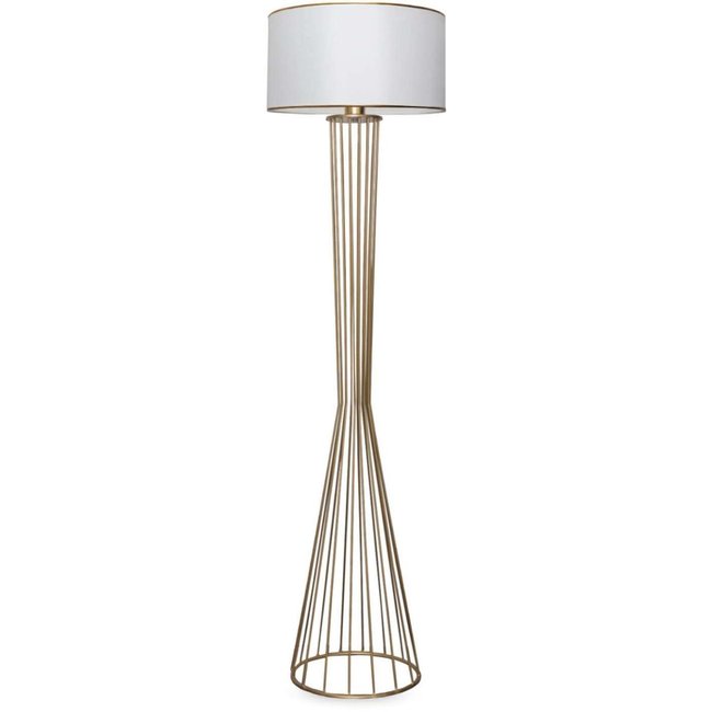 Lampadaire en métal doré Lamp Couleur doré <span itemprop=