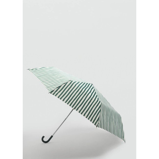 Parapluie imprimé rayures vert <span itemprop=