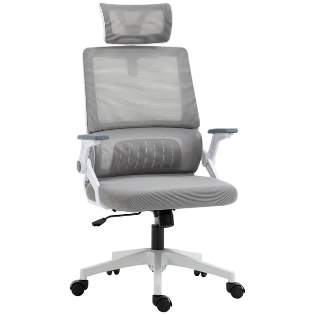 Chaise de bureau Maille Gris Couleur gris <span itemprop=
