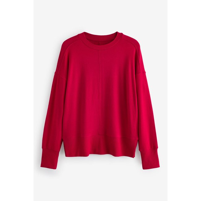 Pull ras du cou confortable et doux surpiqué - NEXT
