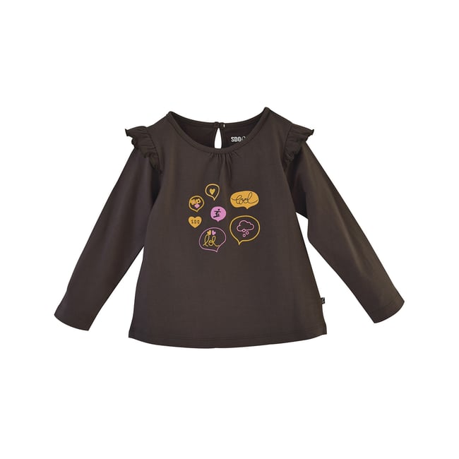 T-shirt taupe danaide marron <span itemprop=