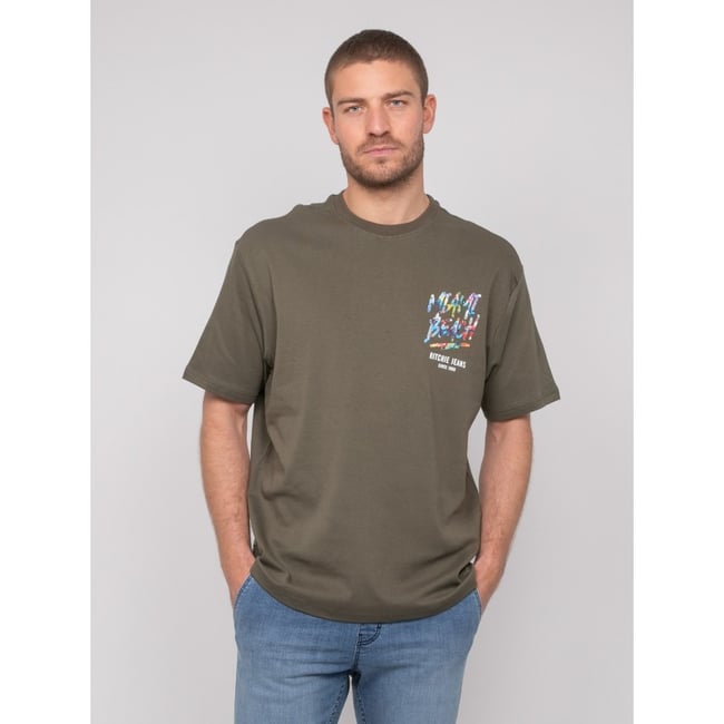 T-shirt Oversize Coton Motifs Nascade - RITCHIE