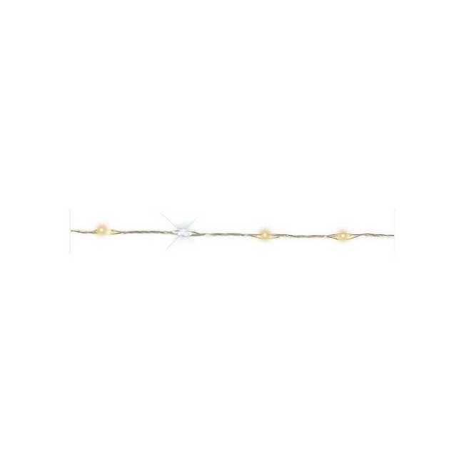 Guirlande Lumineuse Deco 18m Micro Led Blanc Chaud Et Flash Couleur blanc <span itemprop=