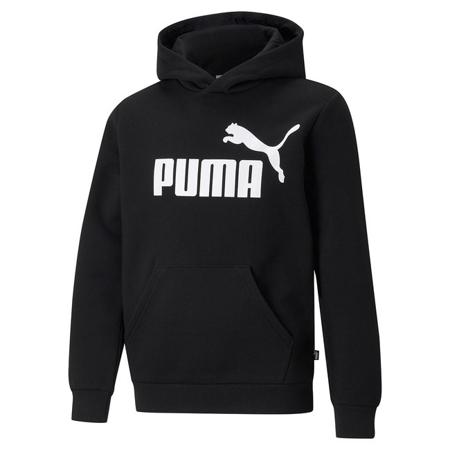 Cotton Blend Hoodie, black, PUMA