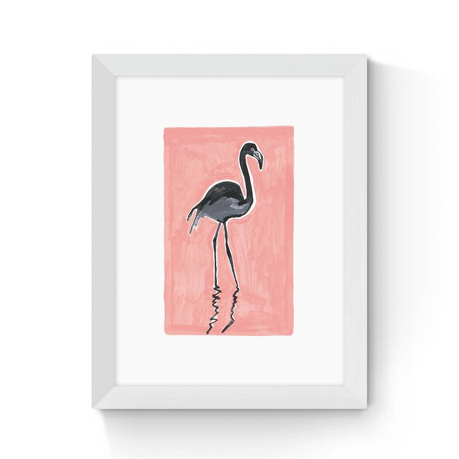 Black Flamingo by Sophie Ward - EAST END PRINTS