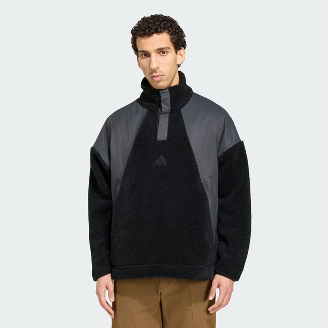 Pull-Over À Poils Longs Terrex Xploric Climawarm High Pile Snap - adidas Performance